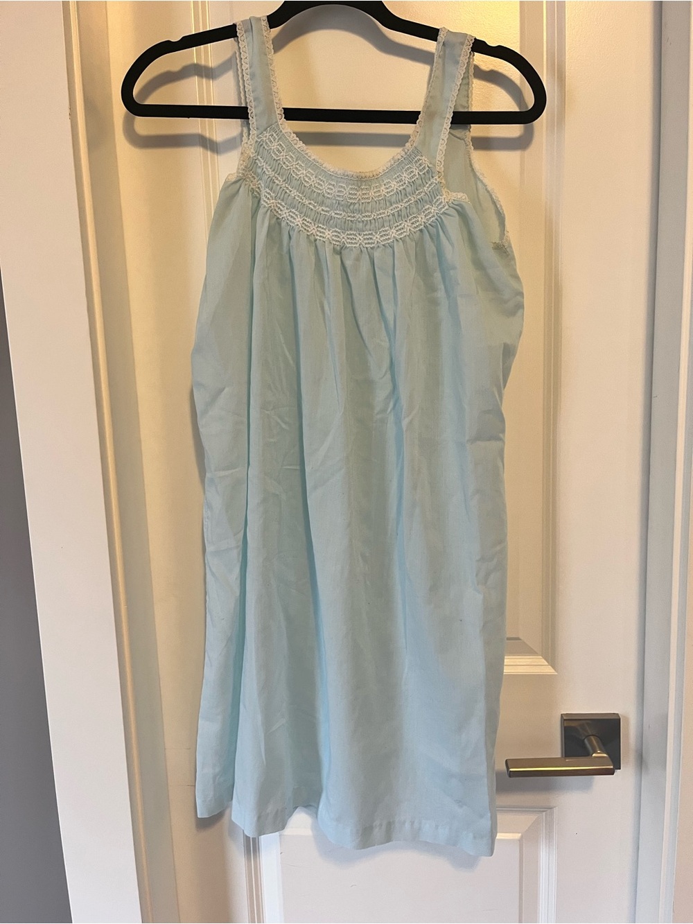 Vintage Light Blue Sleeveless nightgown
